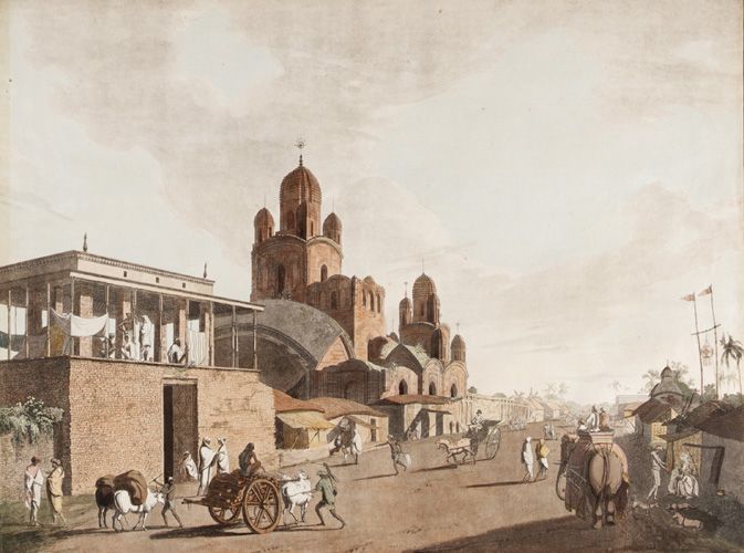 Ruins of a British trading post in Bengal